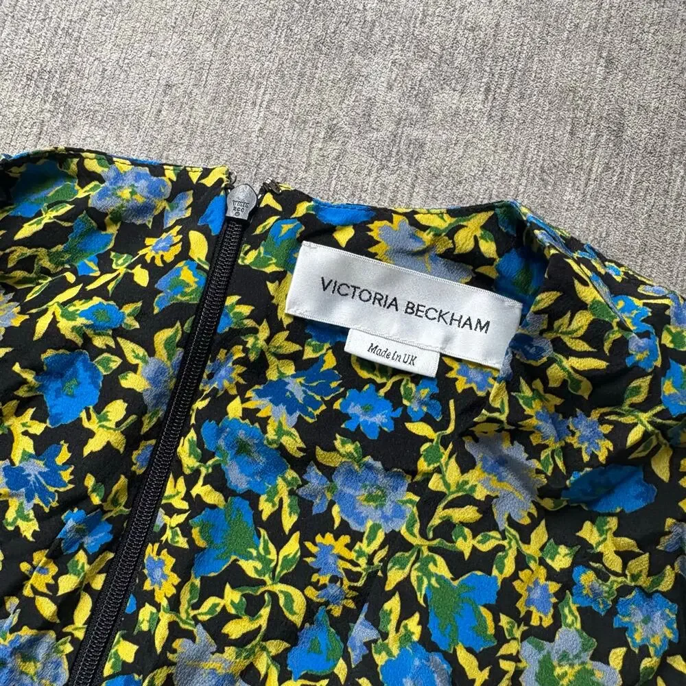 Victoria Beckham Silk Floral Maxi Dress - Picture 4 of 8